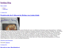 Tablet Screenshot of bettina-blog.de